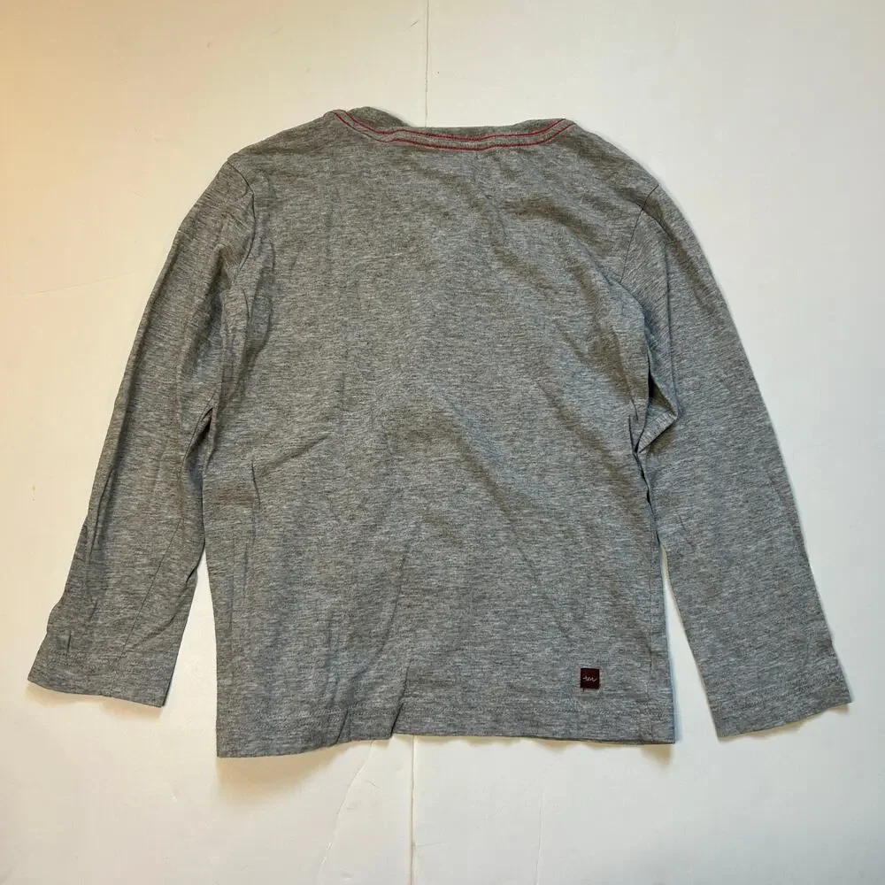Tea Collection Moose Graphic Long-Sleeve Tee - Size 7
